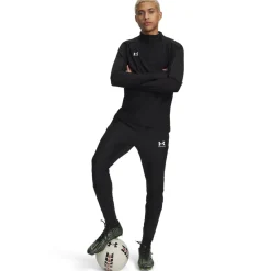 Under Armour Challenger Pro Trainingspak 1/4-Zip Zwart Wit