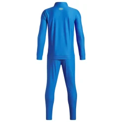 Under Armour Challenger Trainingspak Full-Zip Kids Blauw Lichtgeel
