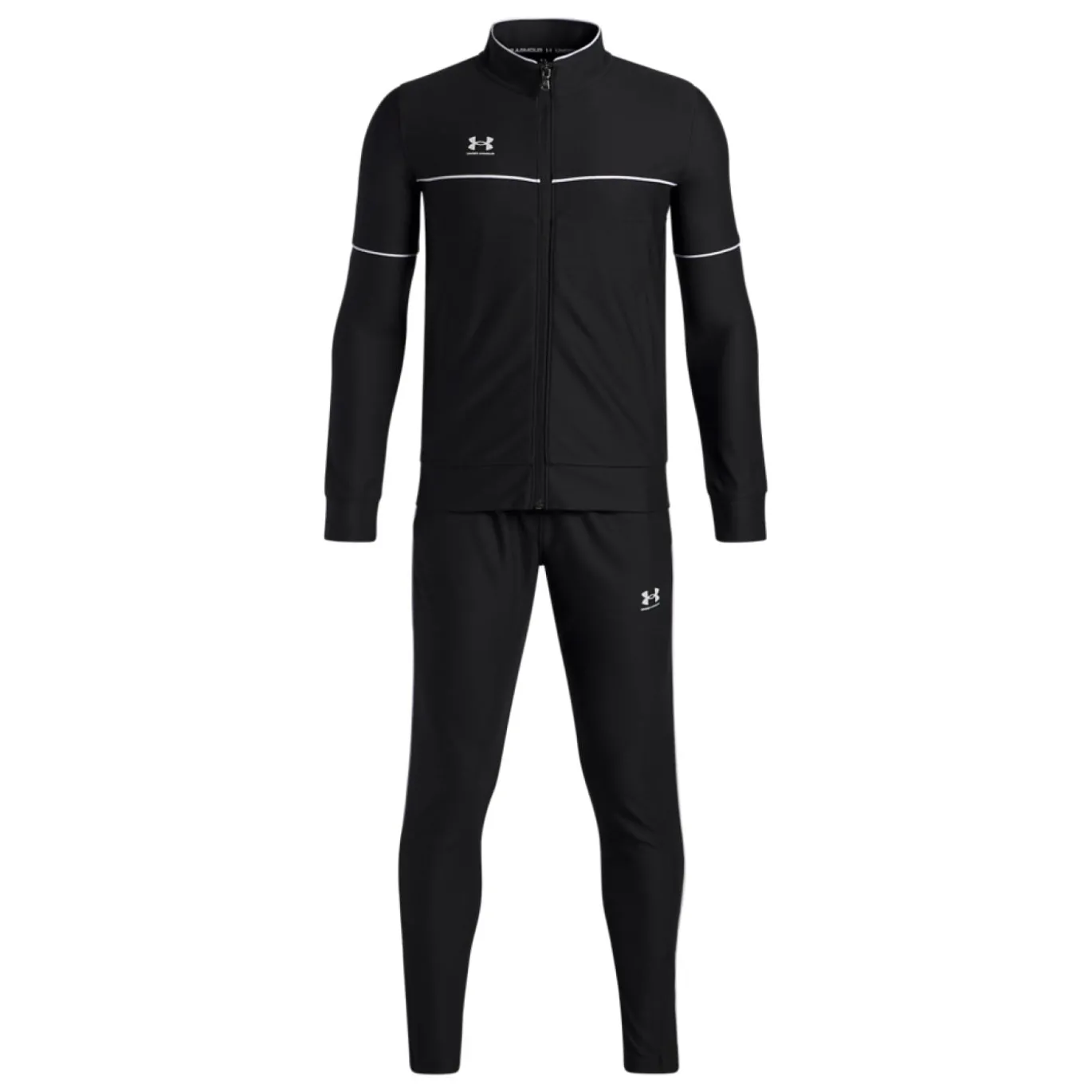 Under Armour Challenger Trainingspak Full-Zip Kids Zwart Wit