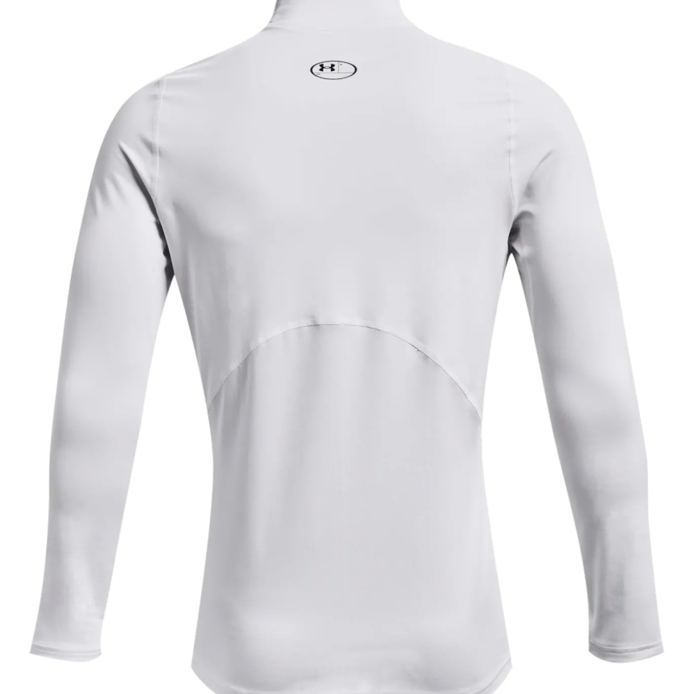 Under Armour ColdGear Fitted Ondershirt Lange Mouwen Wit Zwart