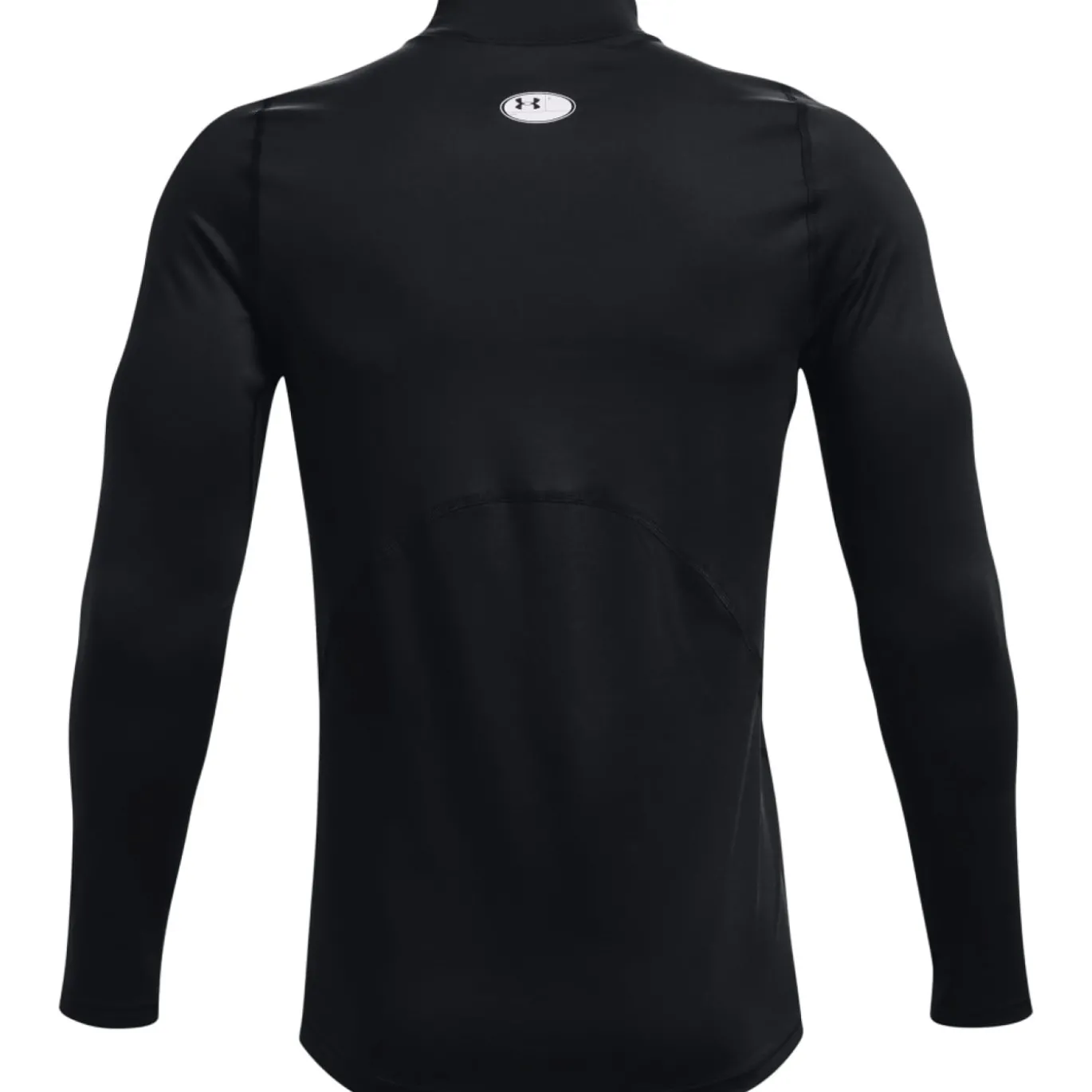 Under Armour ColdGear Fitted Ondershirt Lange Mouwen Zwart Wit