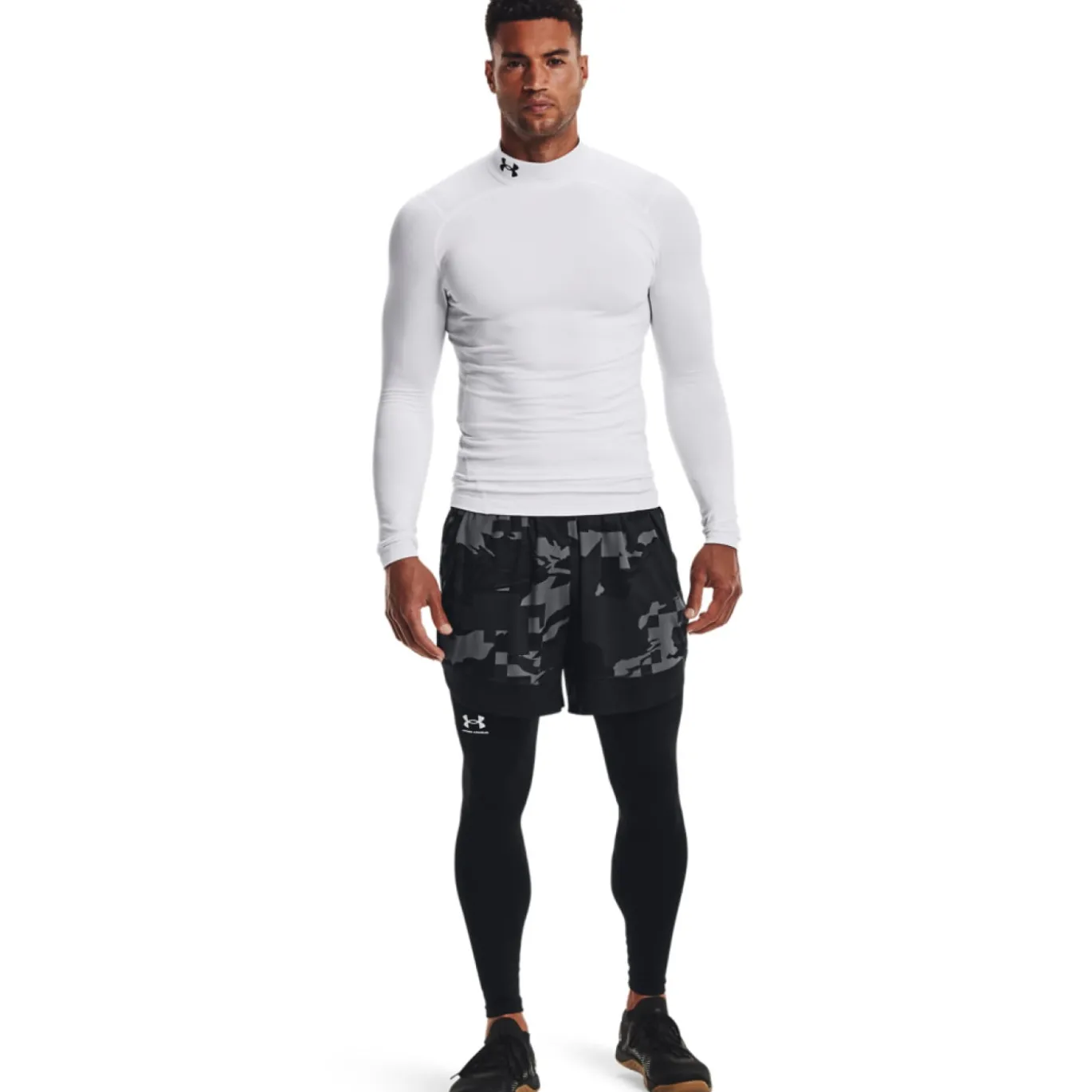 Under Armour ColdGear Ondershirt Wit