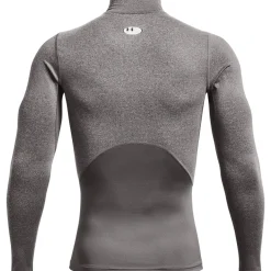 Under Armour Cold Gear Ondershirt Grijs Zwart