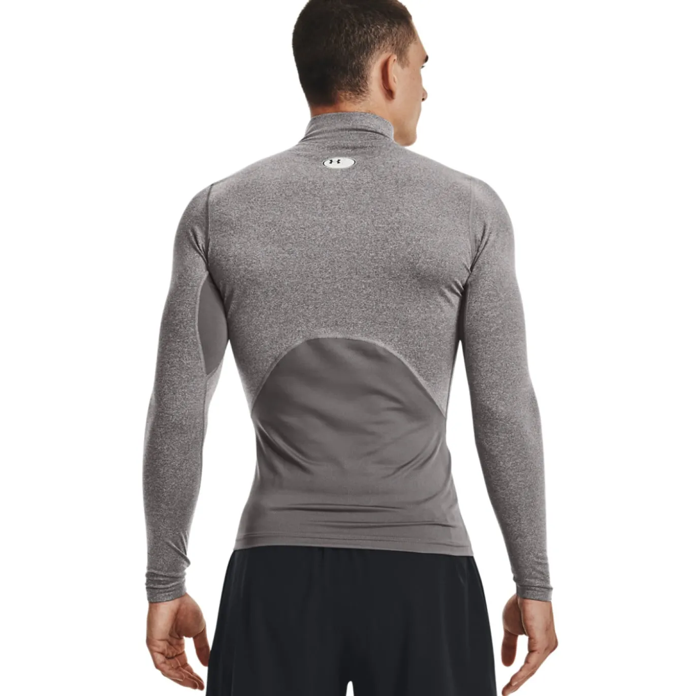 Under Armour Cold Gear Ondershirt Grijs Zwart