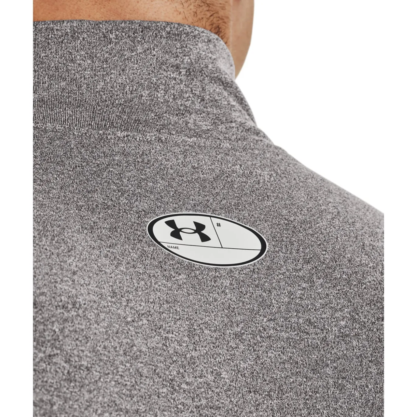 Under Armour Cold Gear Ondershirt Grijs Zwart