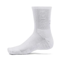 Under Armour Crew Sportsokken 3-Pack Wit Grijs