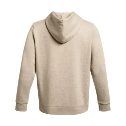 Under Armour Essential Icon Fleece Hoodie Lichtgrijs Beige
