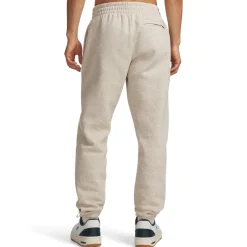 Under Armour Essential Icon Fleece Trainingspak Hooded Lichtgrijs Beige