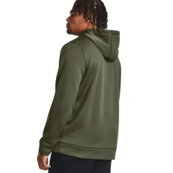 Under Armour Fleece Hoodie Olijfgroen Zwart