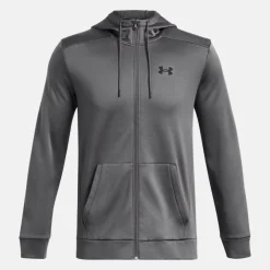 Under Armour Fleece Vest Donkergrijs Zwart