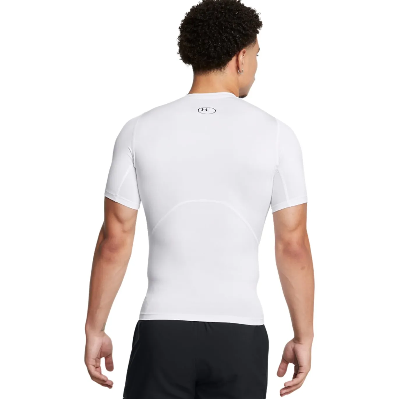 Under Armour HeatGear Ondershirt Wit Zwart