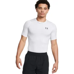 Under Armour HeatGear Ondershirt Wit Zwart