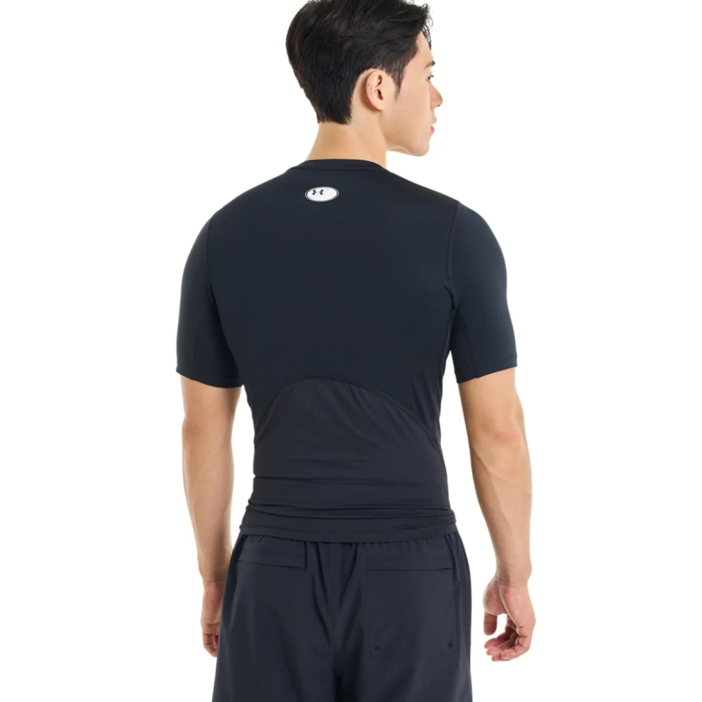 Under Armour HeatGear Ondershirt Zwart Wit