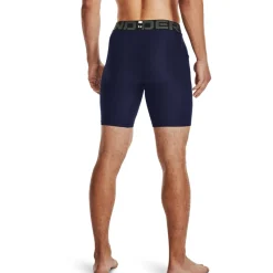 Under Armour HeatGear Slidingbroekje Donkerblauw Zwart Wit