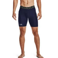 Under Armour HeatGear Slidingbroekje Donkerblauw Zwart Wit