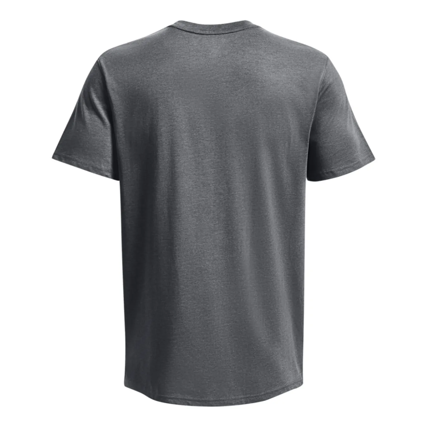 Under Armour Heavyweight T-Shirt Logo Grijs Wit
