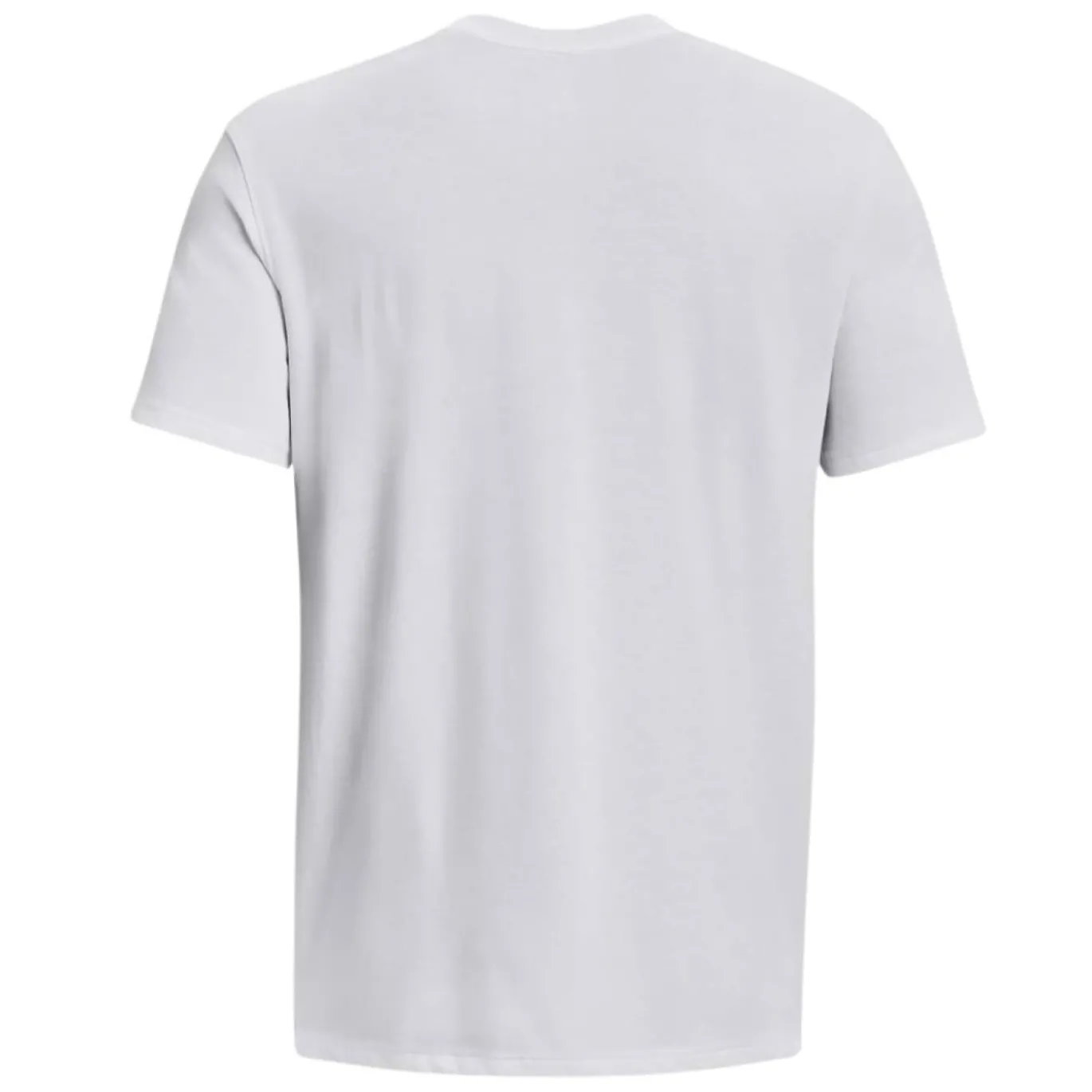 Under Armour Heavyweight T-Shirt Logo Wit Zwart