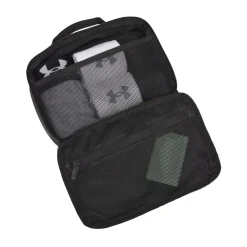 Under Armour Hustle Traveltasje Zwart Donkergrijs