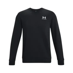 Under Armour Icon Fleece Crew Sweater Zwart Wit