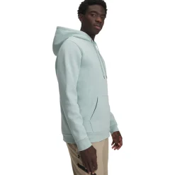 Under Armour Icon Fleece Hoodie Lichtblauw Wit