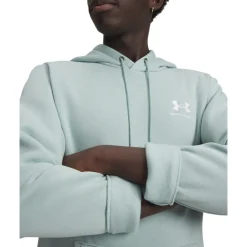 Under Armour Icon Fleece Hoodie Lichtblauw Wit