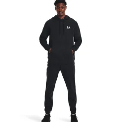 Under Armour Icon Fleece Hoodie Zwart Wit
