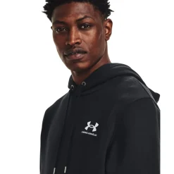 Under Armour Icon Fleece Hoodie Zwart Wit