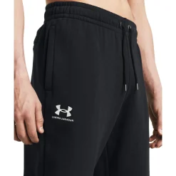 Under Armour Icon Fleece Joggingbroek Zwart Wit