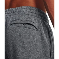 Under Armour Icon Fleece Joggingbroek Grijs Wit