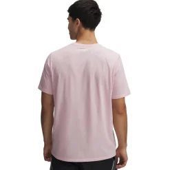 Under Armour Left Chest Logo T-Shirt Roze Wit