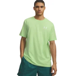 Under Armour Left Chest Logo T-Shirt Lichtgroen Wit