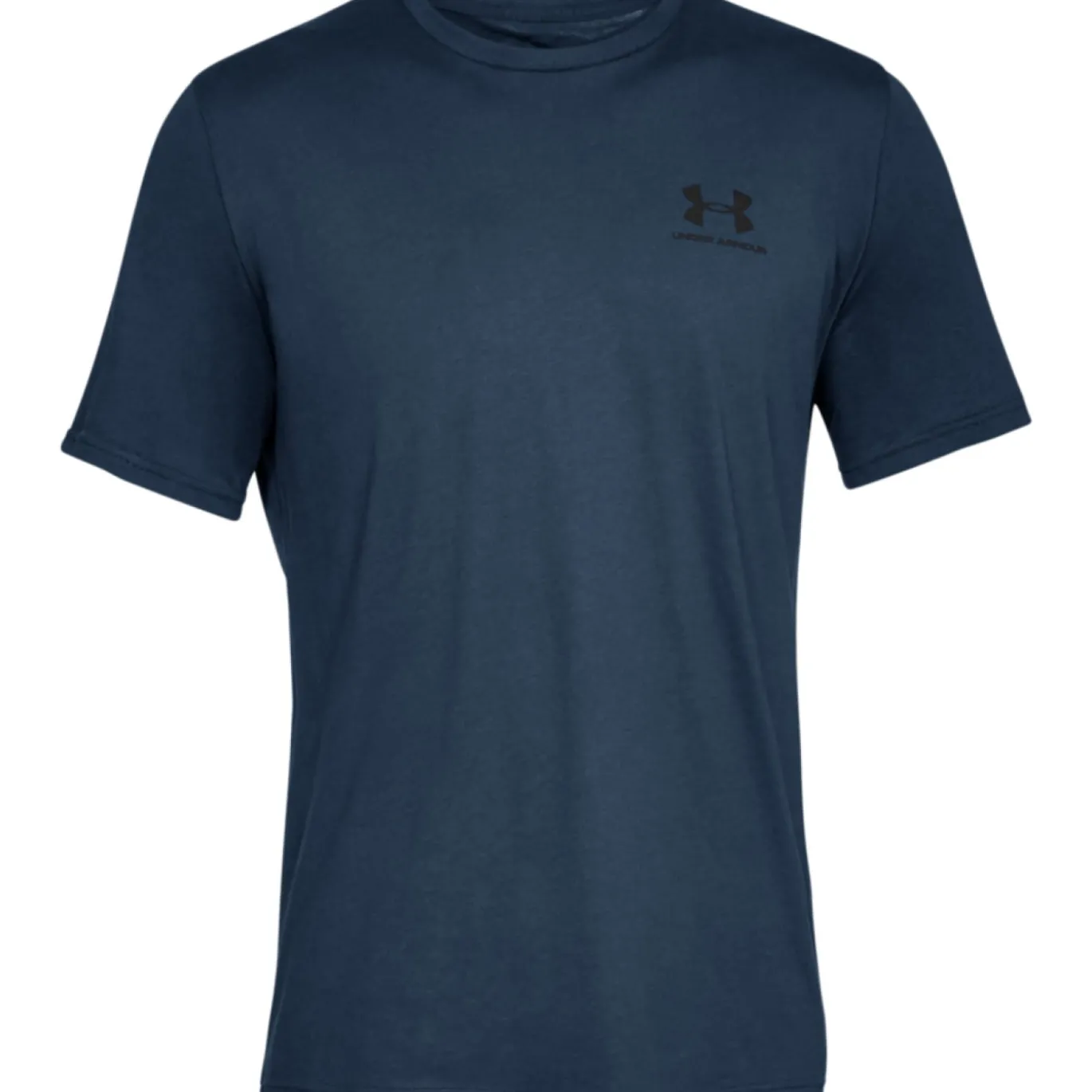 Under Armour Left Chest Logo T-Shirt Donkerblauw Zwart