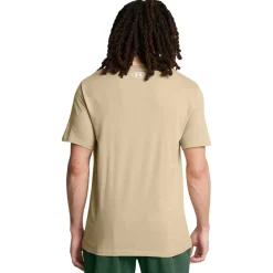 Under Armour Left Chest Logo T-Shirt Beige Wit