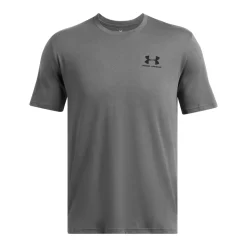 Under Armour Left Chest Logo T-Shirt Grijs