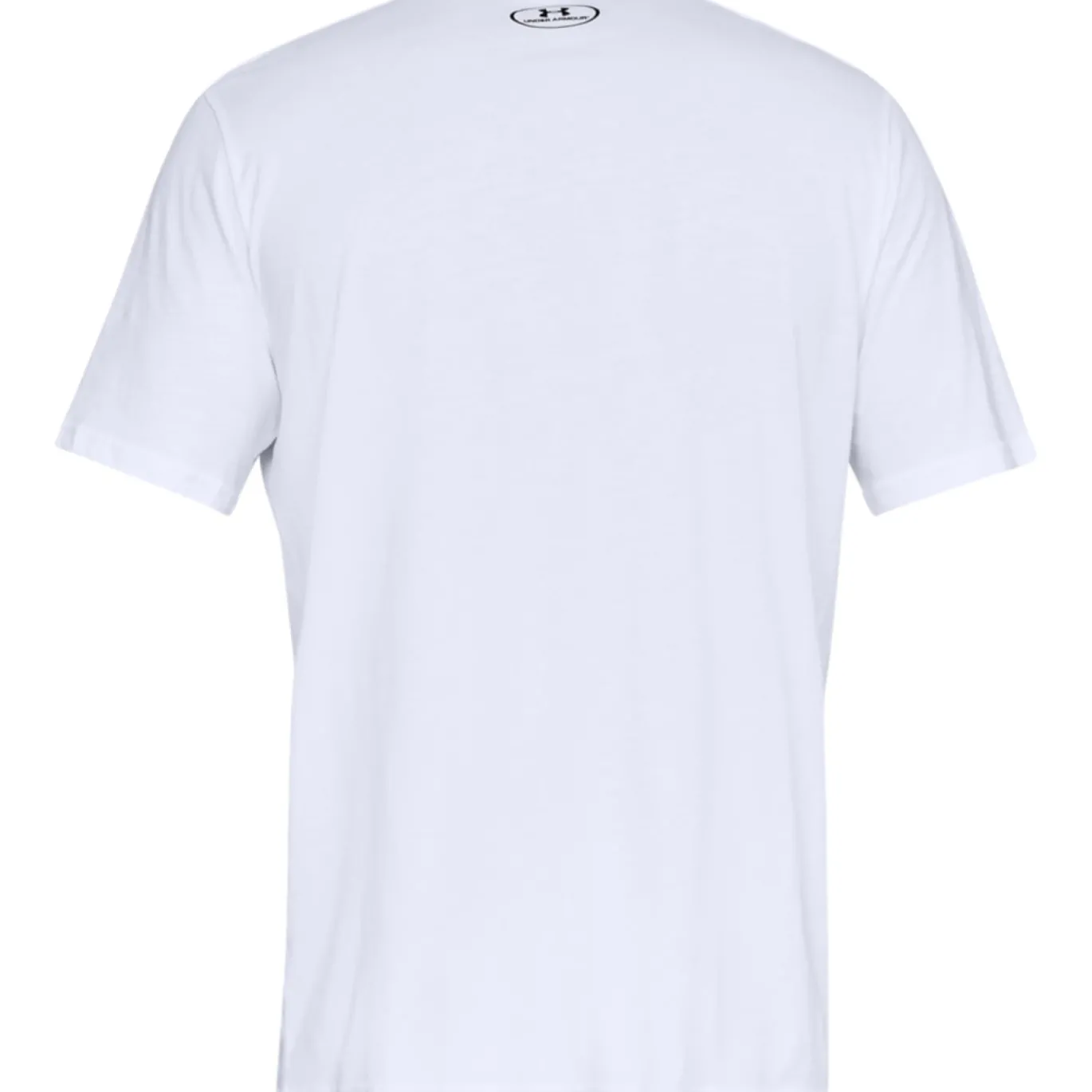 Under Armour Left Chest Logo T-Shirt Wit Zwart