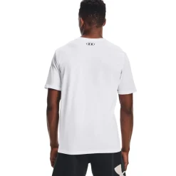 Under Armour Left Chest Logo T-Shirt Wit Zwart