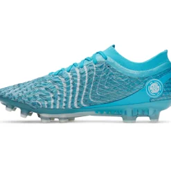 Under Armour Magnetico Elite 5 Gras Voetbalschoenen (FG) Azuurblauw Wit