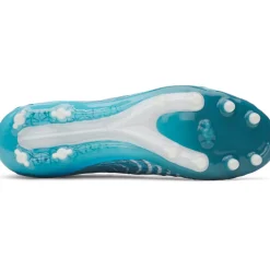 Under Armour Magnetico Elite 5 Gras Voetbalschoenen (FG) Azuurblauw Wit