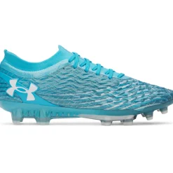 Under Armour Magnetico Elite 5 Gras Voetbalschoenen (FG) Azuurblauw Wit