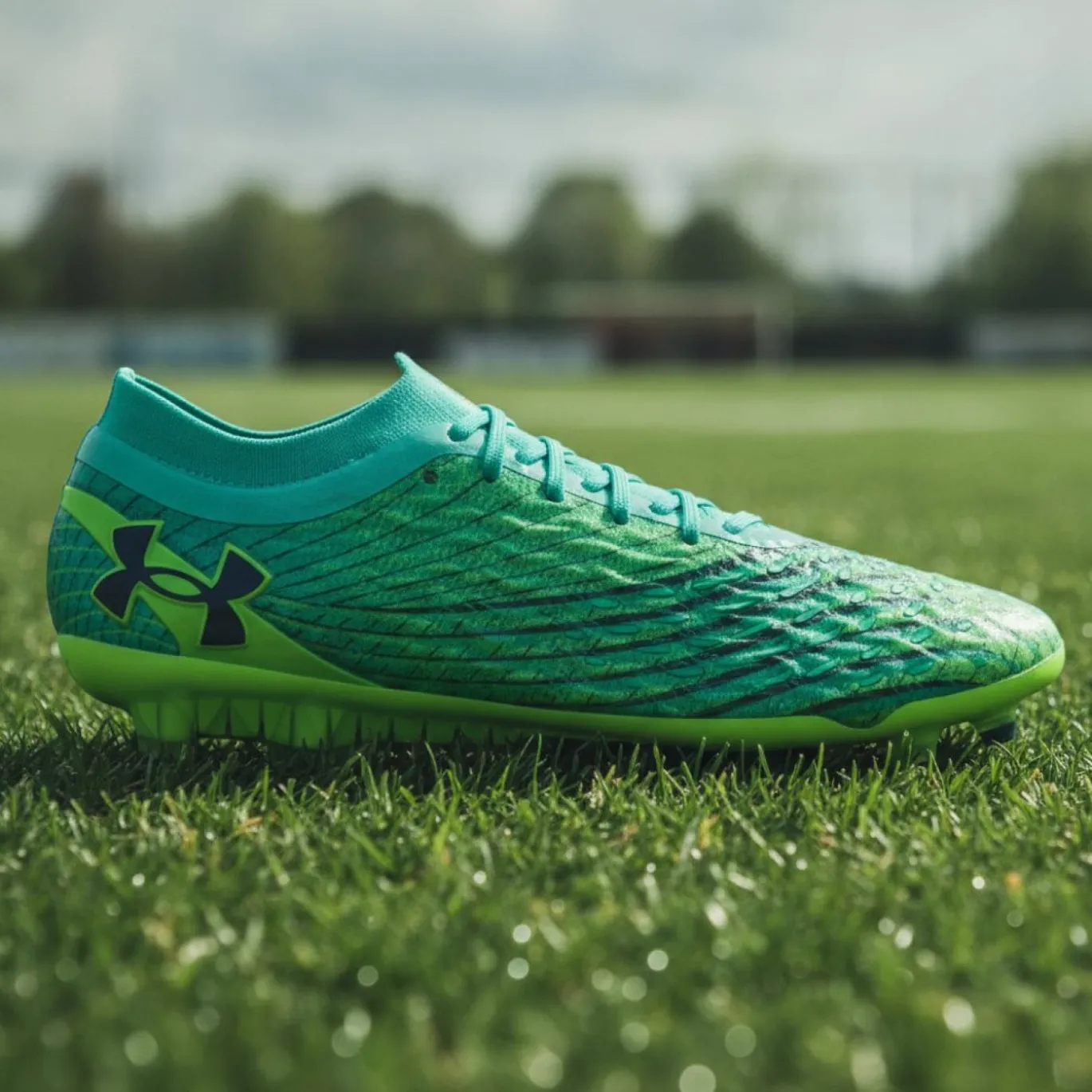 Under Armour Magnetico Elite 5 Gras Voetbalschoenen (FG) Groen