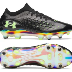 Under Armour Magnetico Elite 6 RCS Gras Voetbalschoenen (FG) Zwart Metallic Black Neongroen