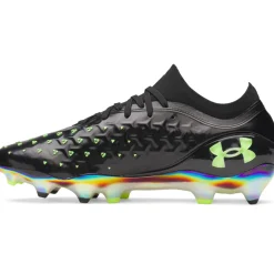 Under Armour Magnetico Elite 6 RCS Gras Voetbalschoenen (FG) Zwart Metallic Black Neongroen