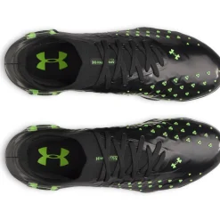 Under Armour Magnetico Elite 6 RCS Gras Voetbalschoenen (FG) Zwart Metallic Black Neongroen