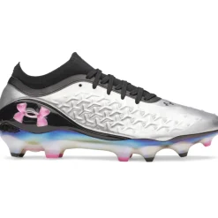Under Armour Magnetico Elite 6 RCS Gras Voetbalschoenen (FG) Zwart Metallic Silver Felroze