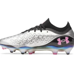 Under Armour Magnetico Elite 6 RCS Gras Voetbalschoenen (FG) Zwart Metallic Silver Felroze