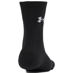 Under Armour Performance Cotton Crew Sokken 3-Pack Zwart Wit