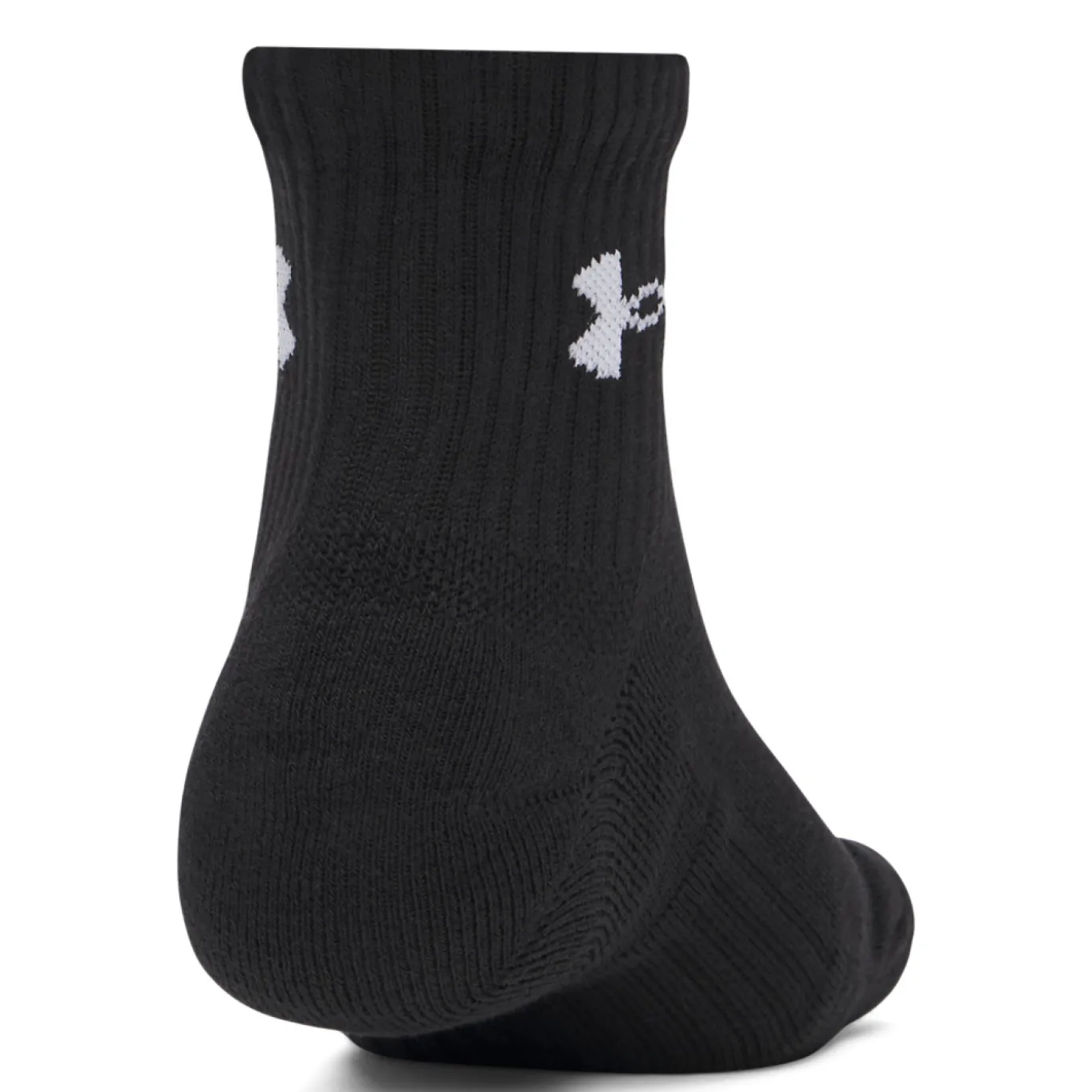 Under Armour Performance Quarter Sportsokken 3-Pack Zwart Wit