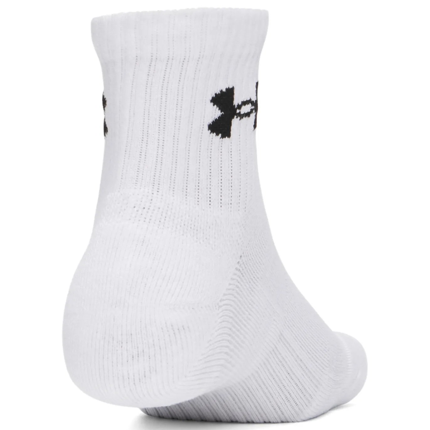 Under Armour Performance Quarter Sportsokken 3-Pack Wit Zwart