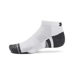 Under Armour Performance Tech Korte Sportsokken 3-Pack Wit Grijs