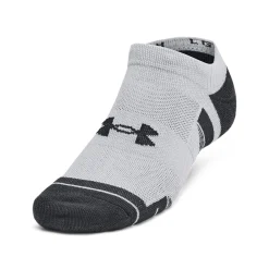 Under Armour Performance Tech No Show Sportsokken 6-Pack Wit Grijs Zwart